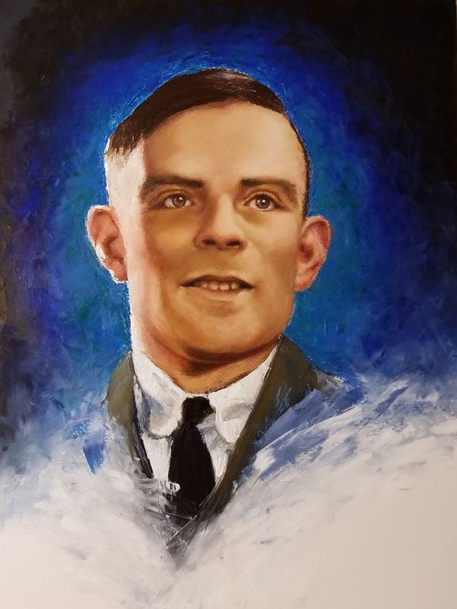 Alan Turing by Ildar Masagutov