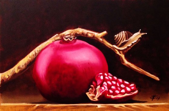 The snail who loved pomegranate