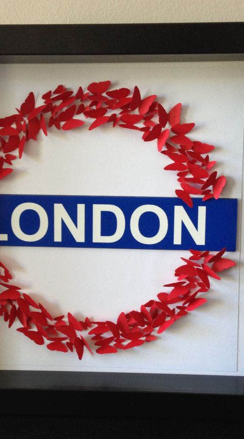 London Underground Sign 3D by Hernan Reinoso
