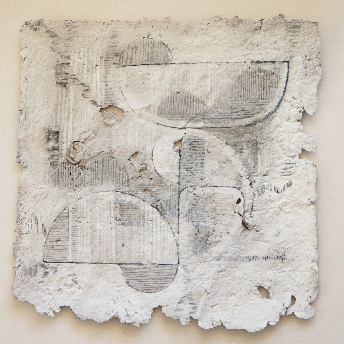 Geometric Abstract Painting By Anna Jannack, 12 X 12, Mind Shaping Xxii, Original Artwork