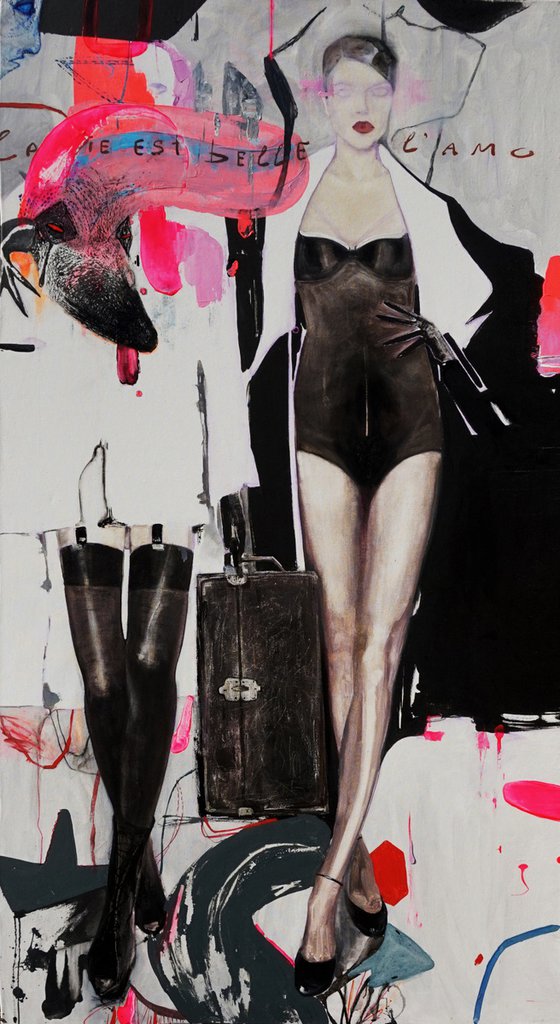 "Fashion" Painting by Anastasia Balabina