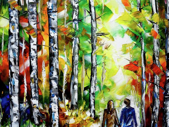 Walk in the Birch Forest