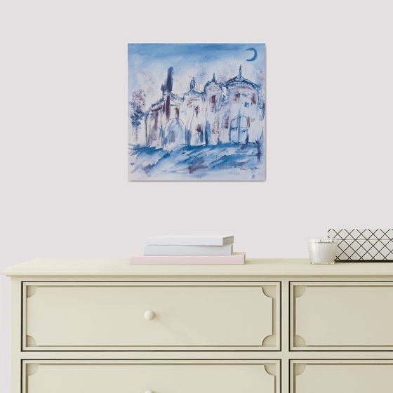La belle abbaye - Watercolour