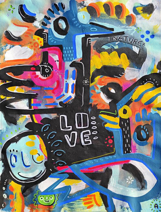 LOVE 30x40cm