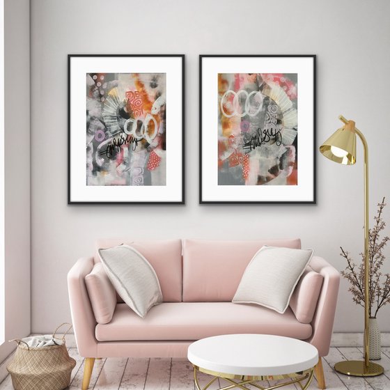 Softly Softly (Diptych)