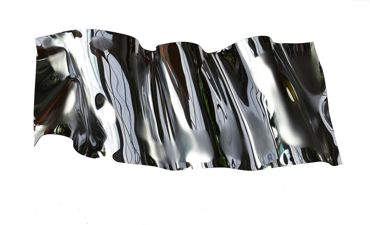 Geometric Sculpture , Waterfall By Anna Sidi-Yacoub, 29 X 12, Artwork For Sale On Artfinder