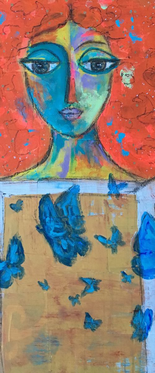 Afraid no more. Butterflies fly away by Anya Getter