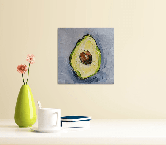 Textured Avocado Oil Painting