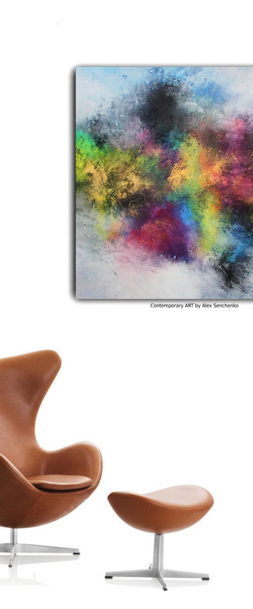 abstract painting by abstract artist Alex Senchenko / Episode 55 by Alex Senchenko