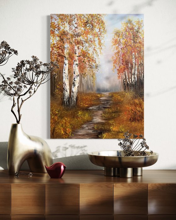 Golden Birches