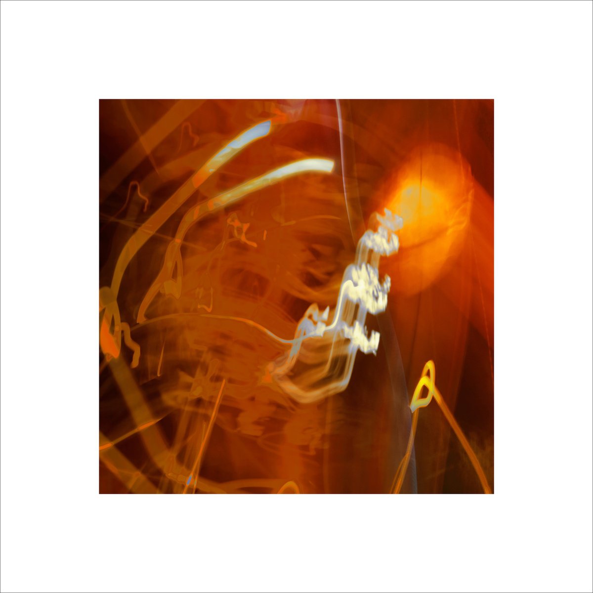 Abstract Giclee Print By Paul Harrison, 24 X 24", Forced Light 14, Original Artwork