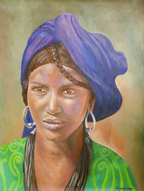 Tuareg woman by Vivien Choumissa