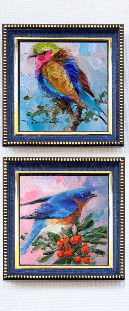 Happiness birds by Nataly Derevyanko