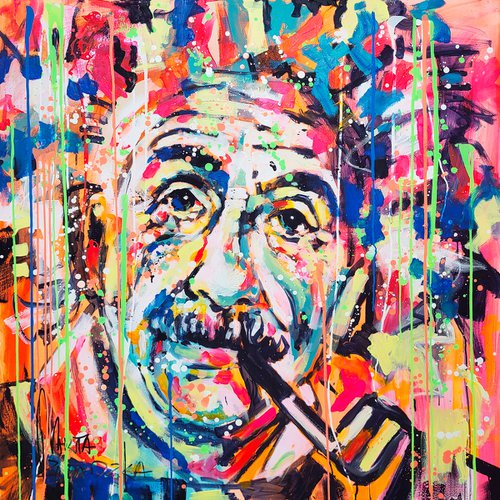 Albert Einstein by Marta Zawadzka