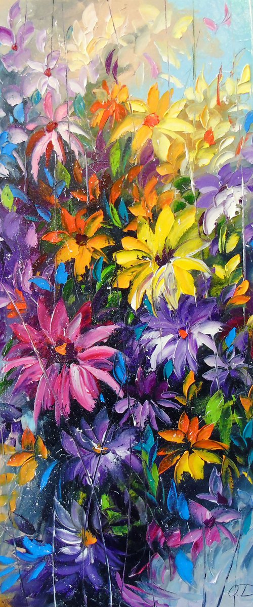 Bright dance of flowers by Olha Darchuk