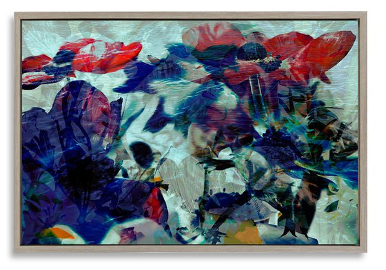 MEMORY FLOWERS 354 - Framed Photo Painting