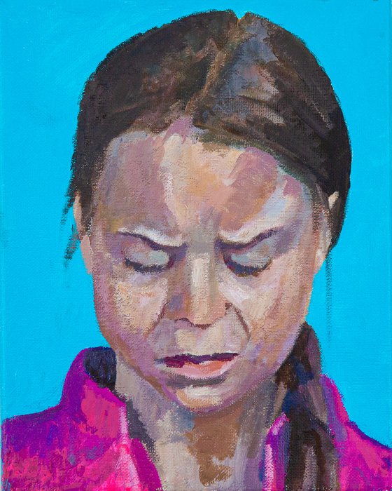 Nine Portraits Of Greta Thunberg 9x 10x8