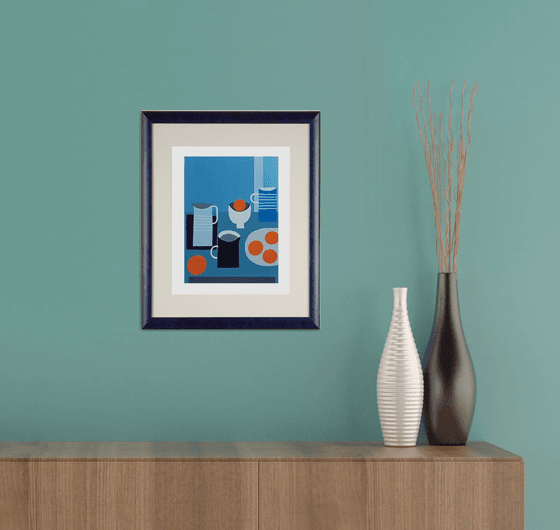 Still Life and 5 Oranges