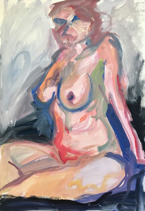 Naked angry woman 2
