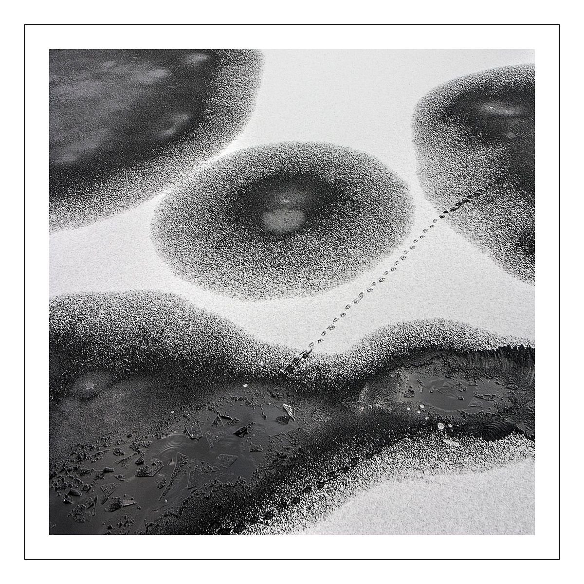 Abstract Photograph , Winter Lake 2 By Beata Podwysocka, 20 X 20, Artwork For Sale On Artfinder