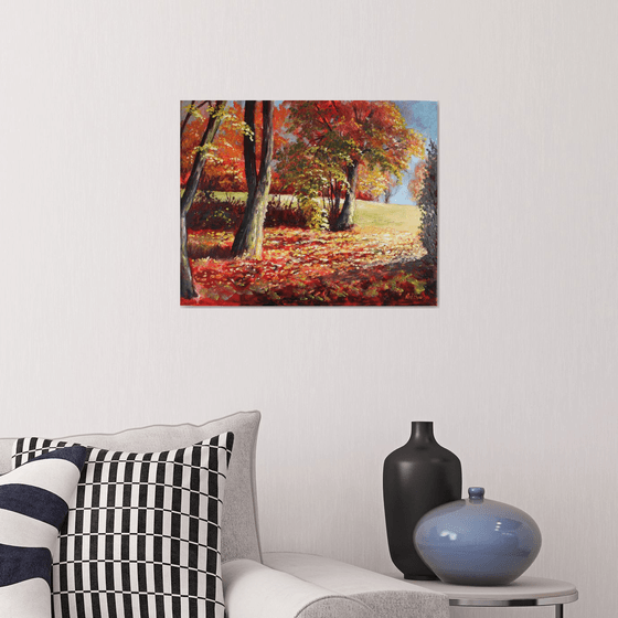Sunlit Autumn Carpet