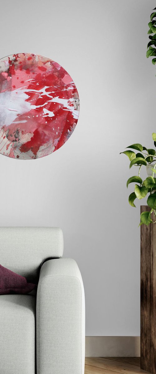 Drink In some Red (Circle) by Daniela Schweinsberg