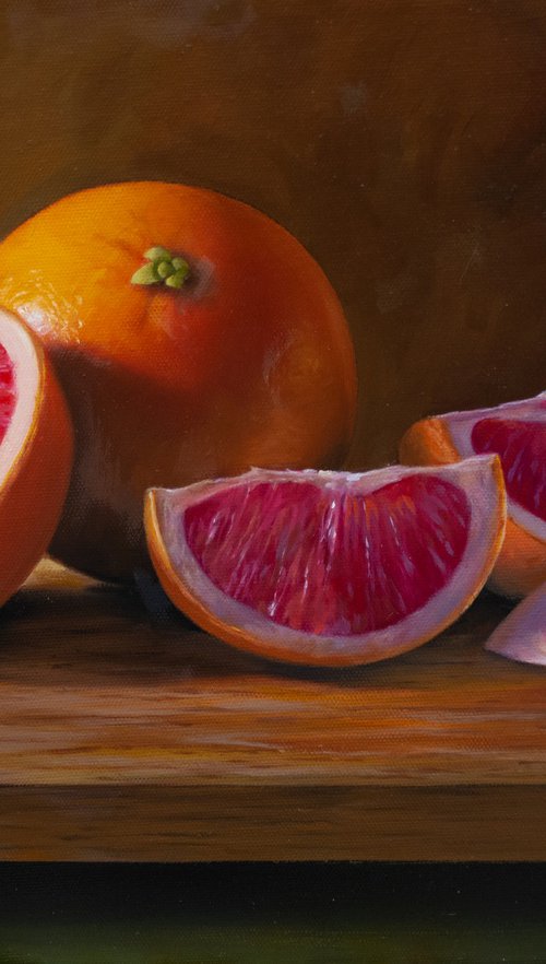 Still Life with Grapefruit/18 by Kolodyazhniy Sergey