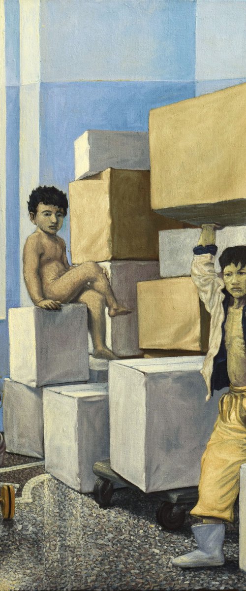 Working in the room by Antonio Mele