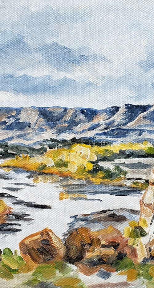 Landscape - North Dakota - "A Bend in the River" by Katrina Case