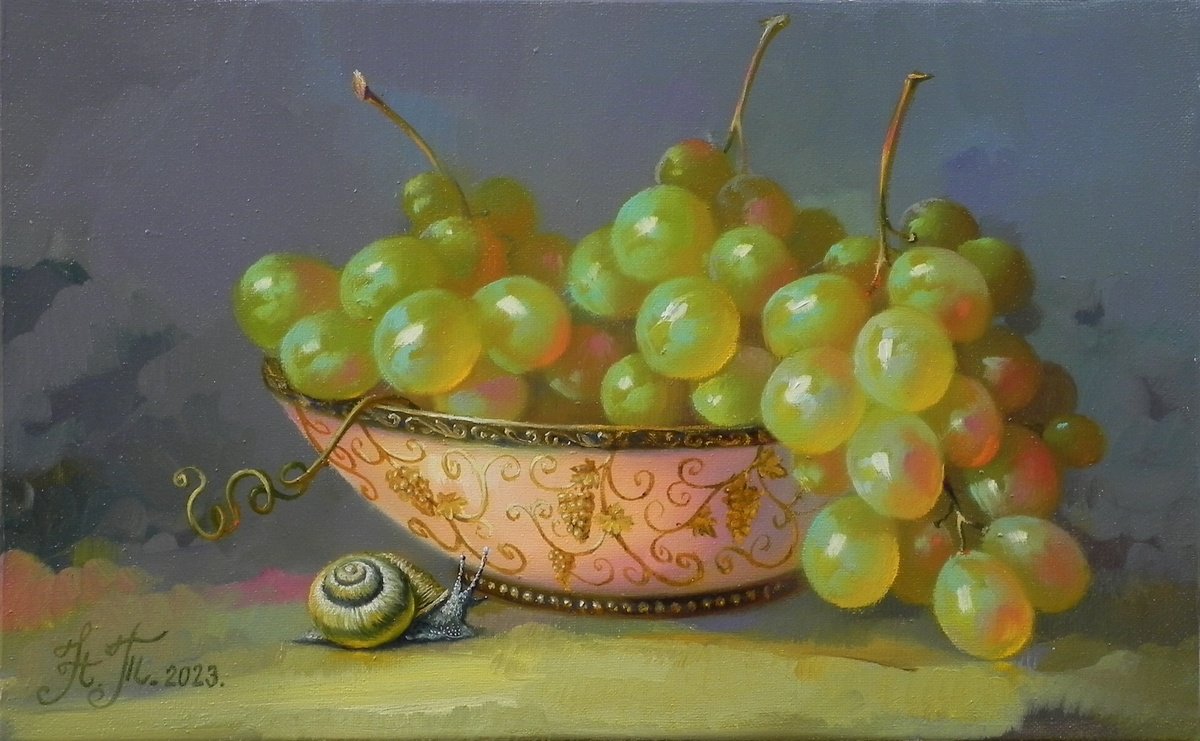 Grapes by Tetiana Novikova