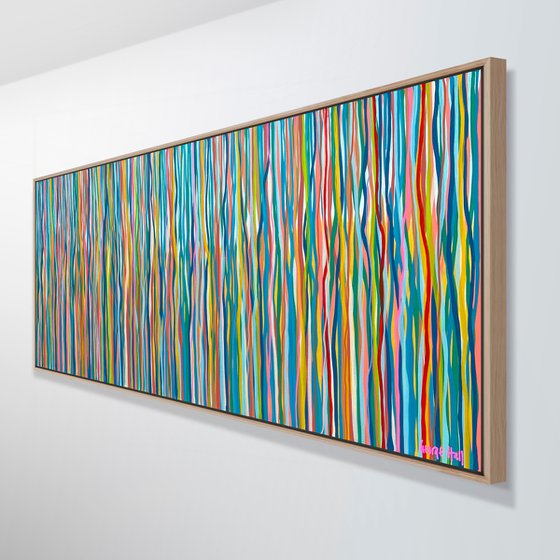 Yarrabee Funk - 152 x 61cm acrylic on canvas