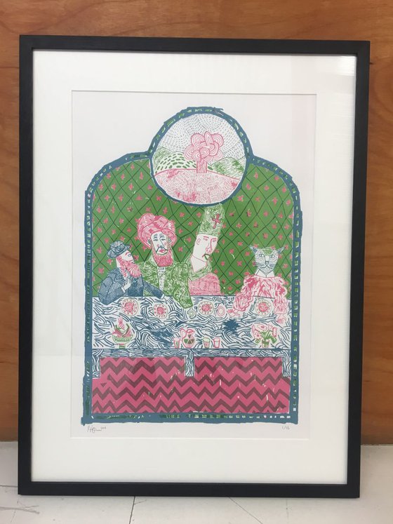 The First Supper - Limited Edition, Signed Hand Made Screen Print