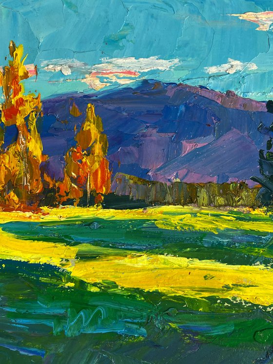Golden Birch Forest