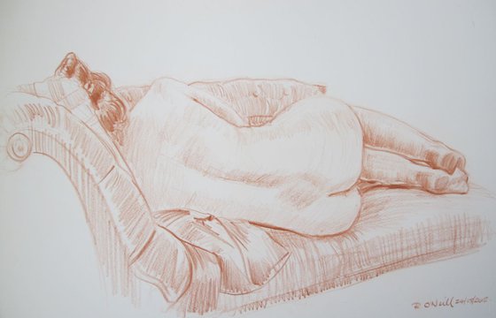 reclining female nude