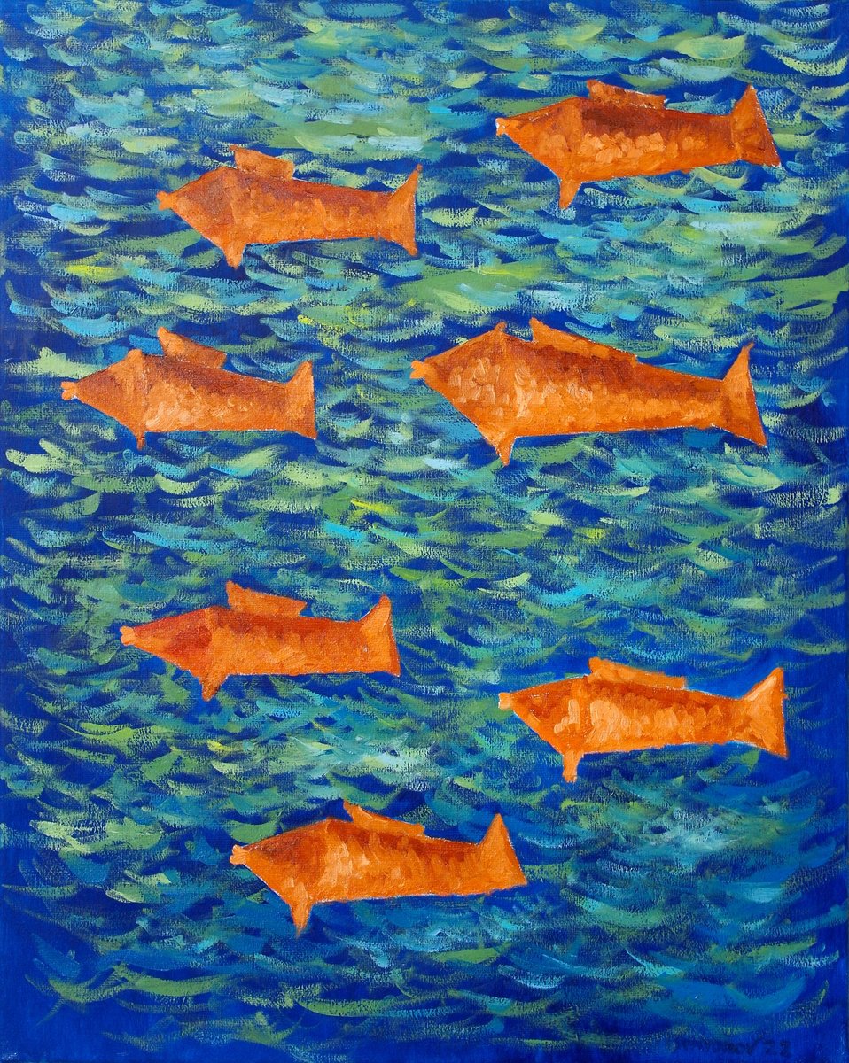 Goldfish #1 By Juri Semjonov, 16 X 20, Artwork For Sale On Artfinder