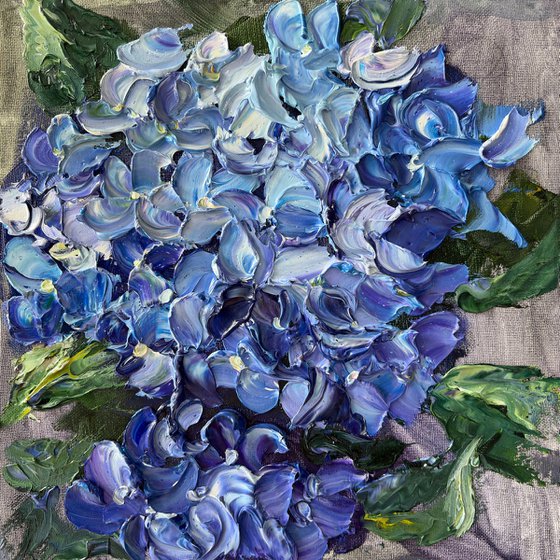 Mountain Hydrangea — Small Blue Floral
