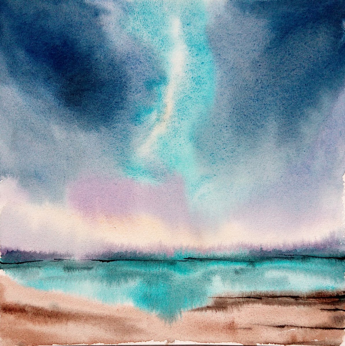 Abstract Seascape painting by Marina Zhukova