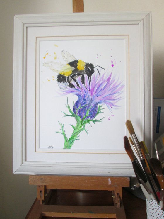 Bumblebee on a Thistle