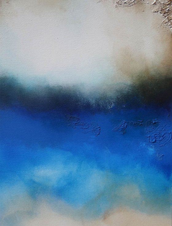 raw blue (140 x 70 cm)