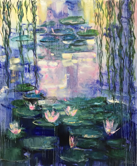 WATER LILIES. GIVERNY