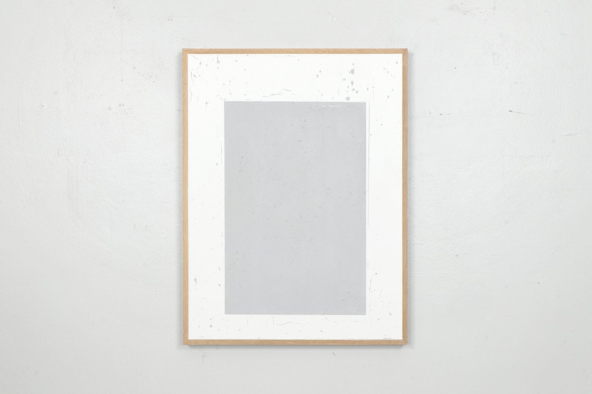 Geometric Abstract Painting By Johan Soderstrom, 25 X 33, #350 Even Split, Original Artwork