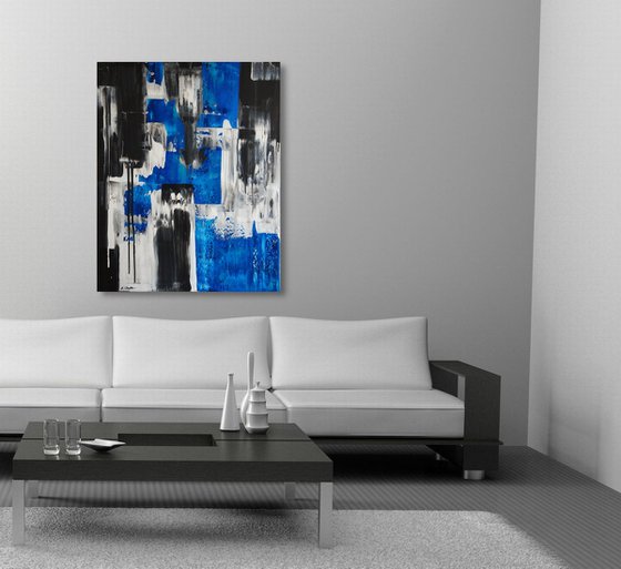 Blue Core II (80 x 100 cm) XL (32 x 40 inches)