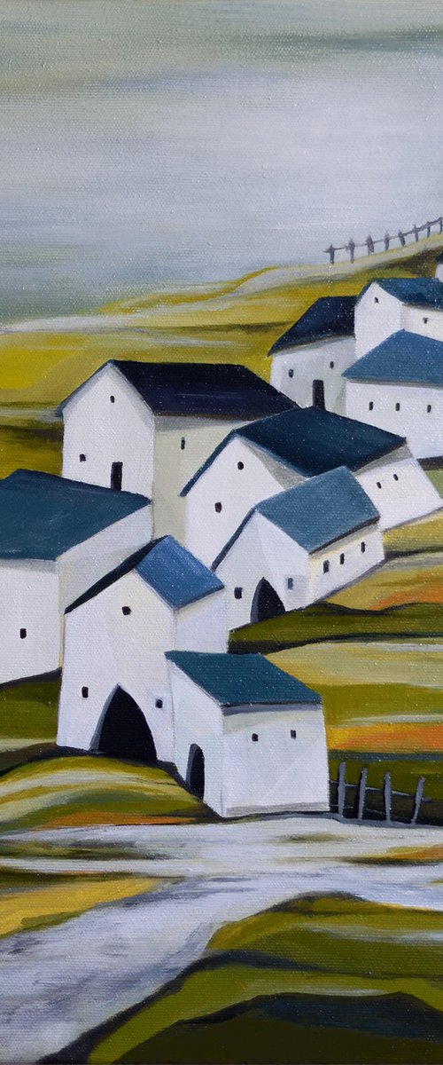 Grandma's village by Aniko Hencz