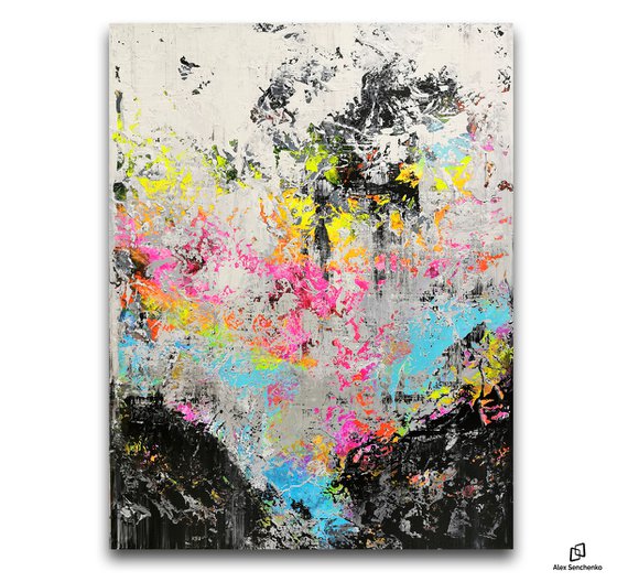 160x120cm. / abstract painting / Abstract 2154