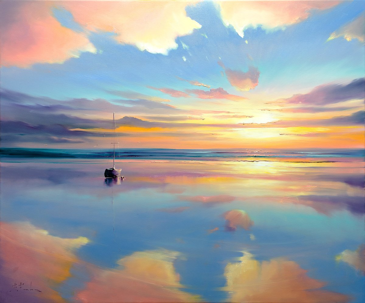 Where Sky Meets Water by Bozhena Fuchs