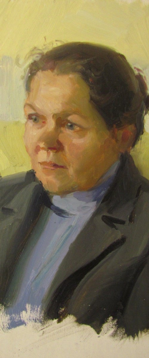 Female portrait by Viktoriia Pidvarchan