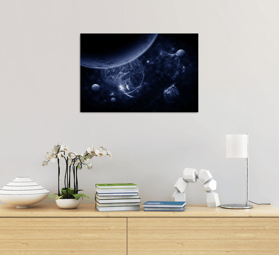 Multiple planets and nebula