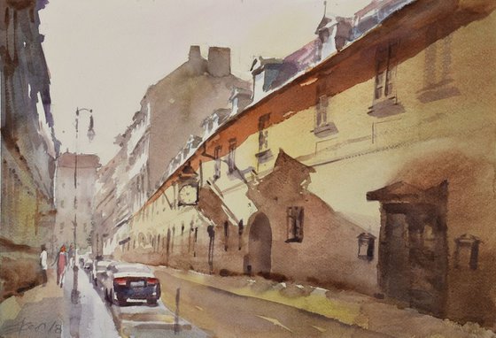 Street in Prague (Praha)