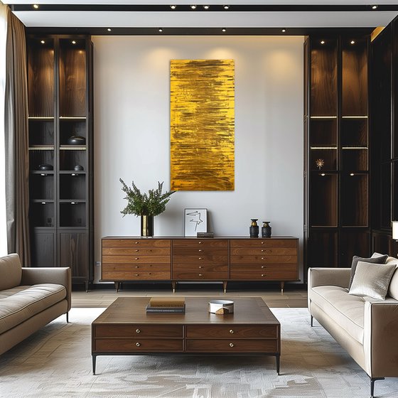 Golden Fire 50x100x2 cm