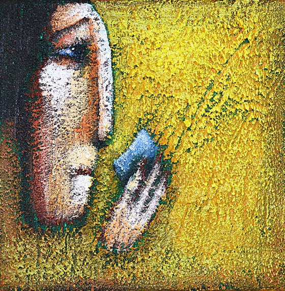 Away with the fairies (15x15x2cm)